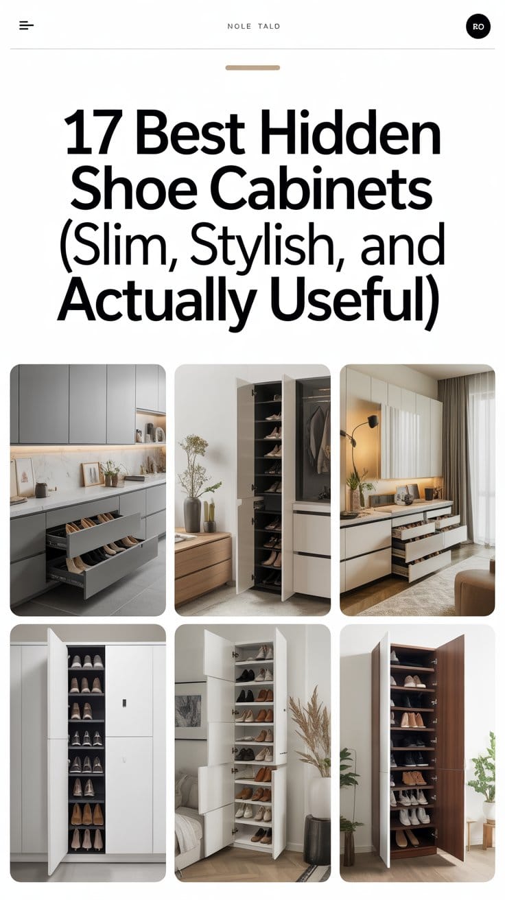 Best Hidden Shoe Cabinets