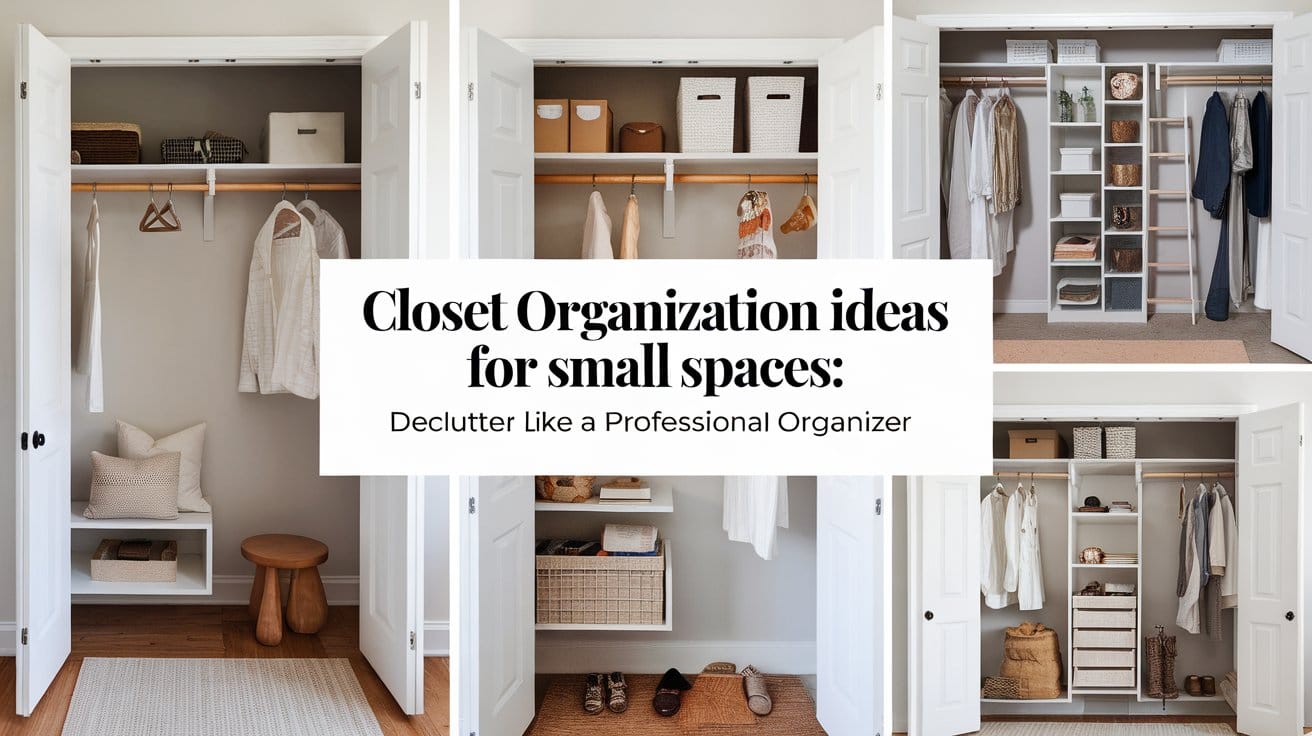 closet organization ideas for small spaces