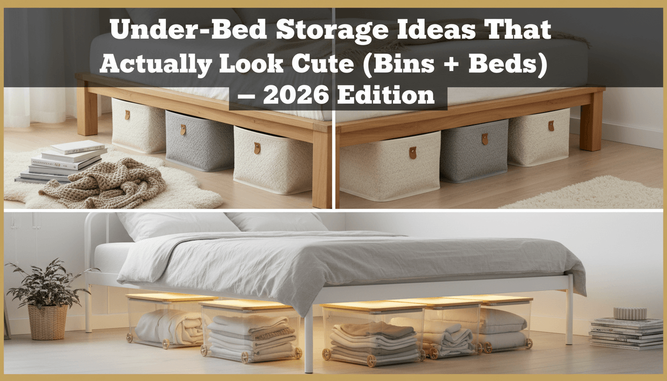 Under-Bed Storage Ideas