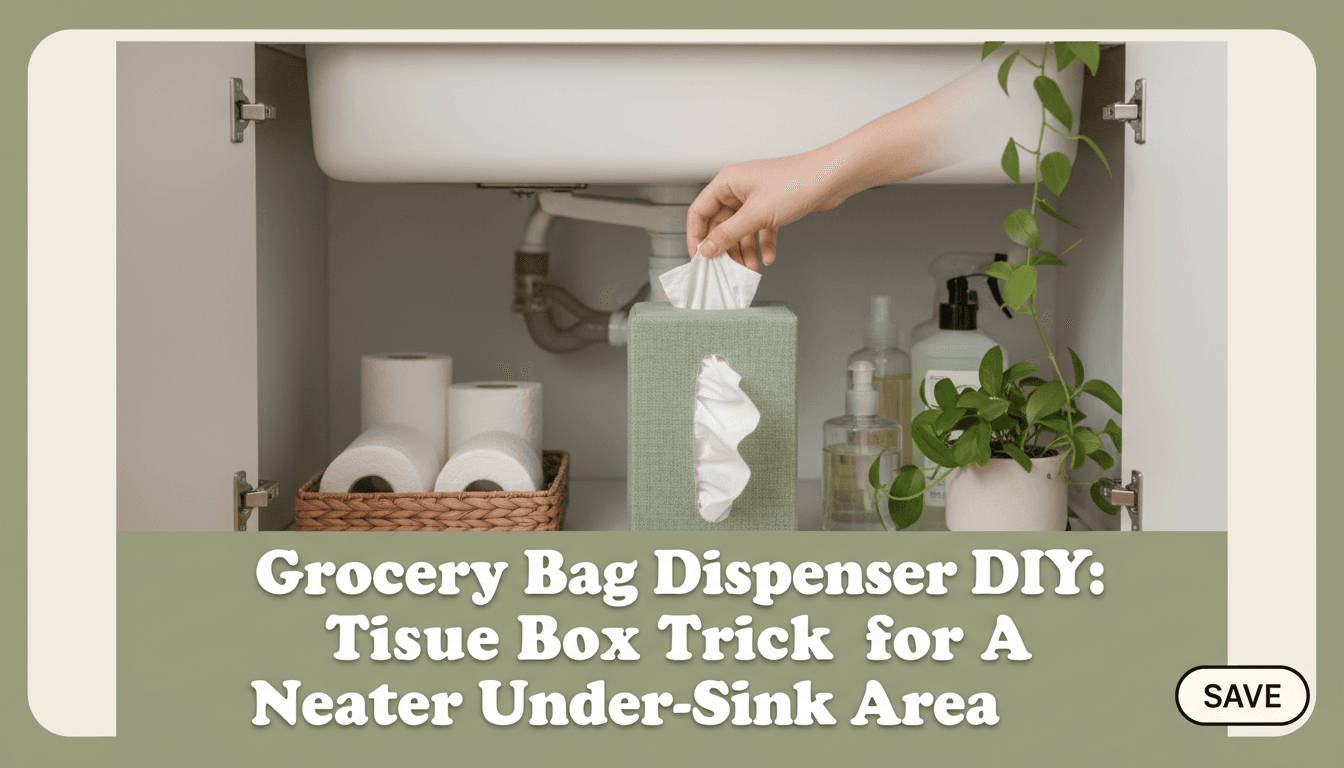 grocery bag dispenser DIY