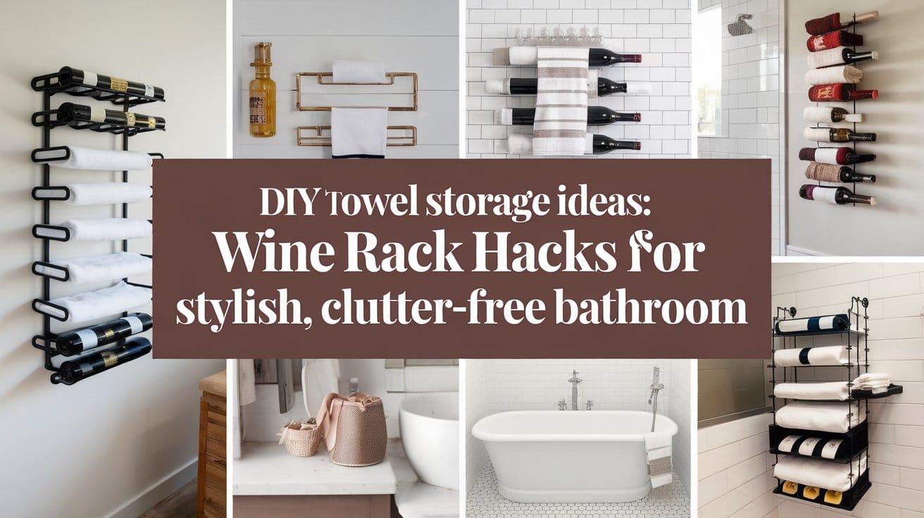 DIY towel storage ideas