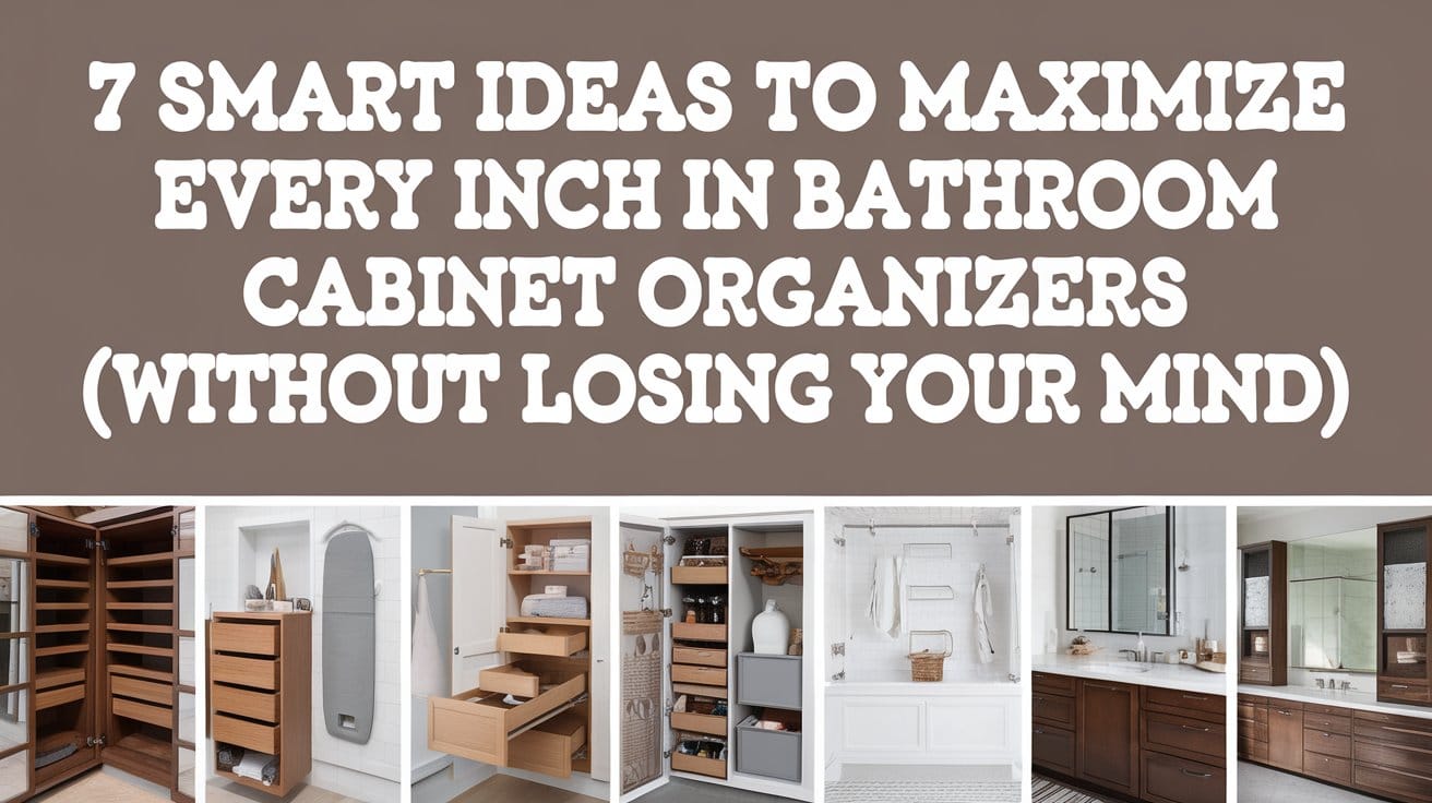 Bathroom Cabinet Organizers