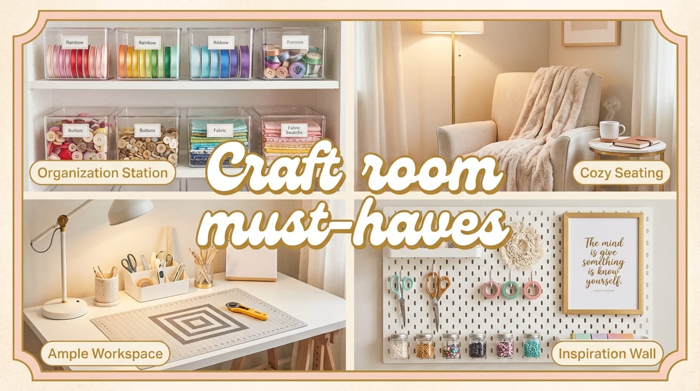 Craft room must-haves