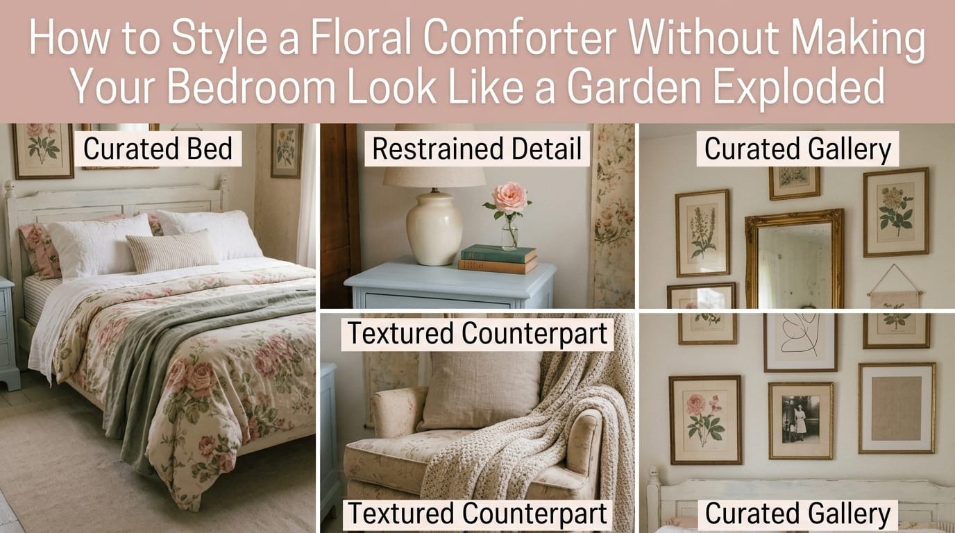 Style a Floral Comforter