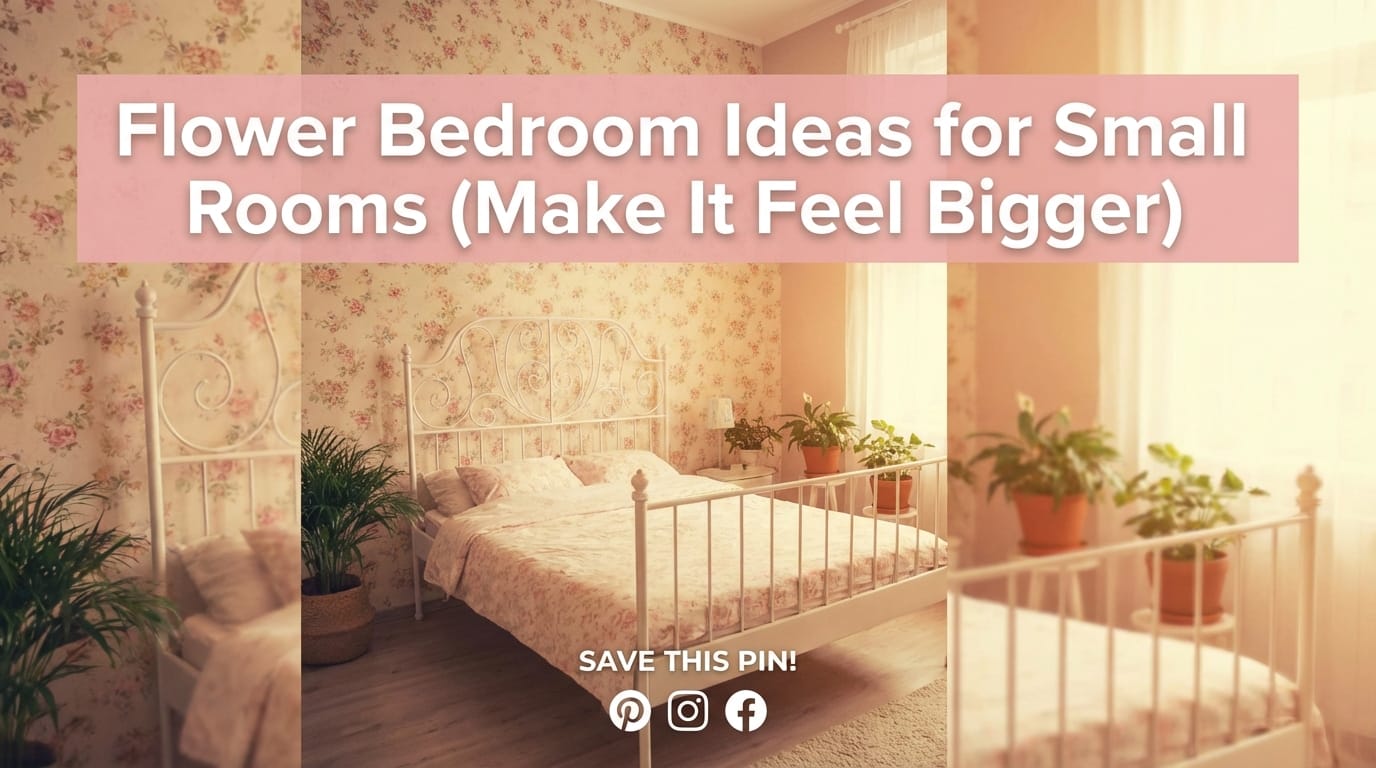 flower bedroom ideas for small rooms