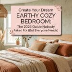 earthy cozy bedroom