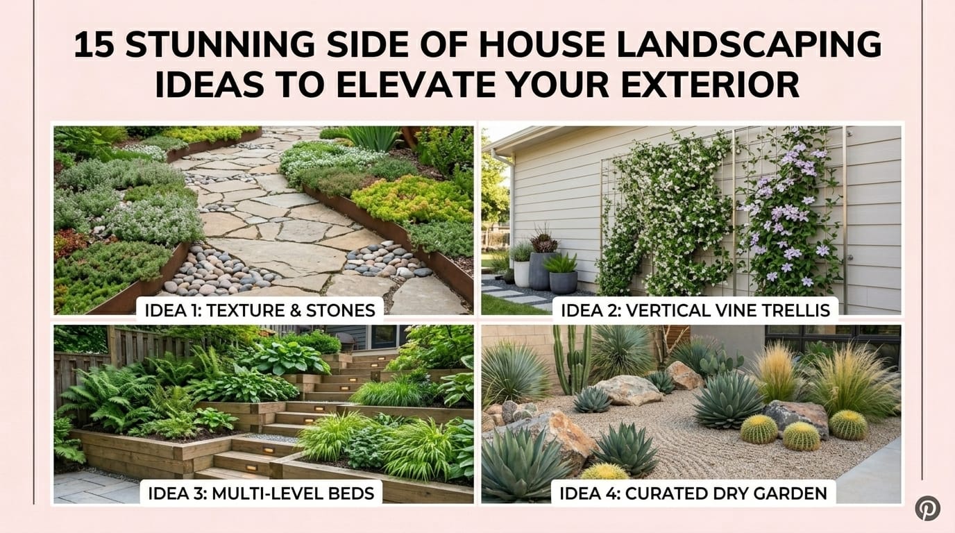 side of house landscaping ideas