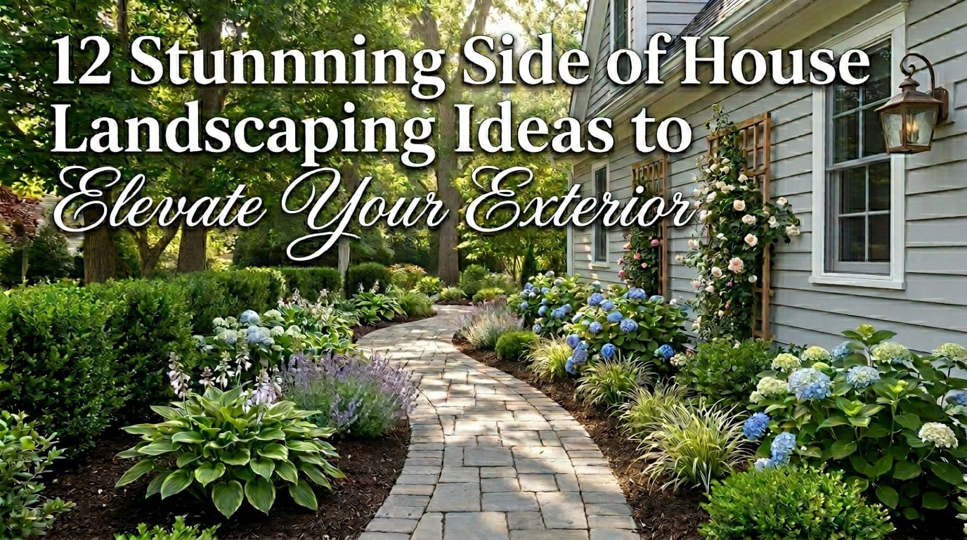 side of house landscaping ideas