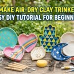 air-dry clay trinket dishes